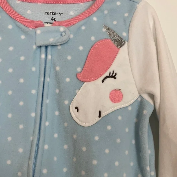 Carter’s Fleece Footie Pajamas - Picture 2 of 5